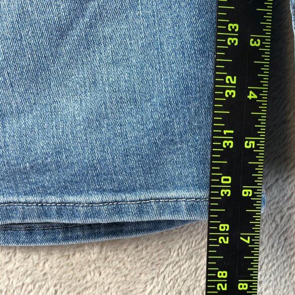 Riders By Lee Womens Jean  Shorts Size 16M Mid Rise Blue Denim Casual Summer - Picture 6 of 13